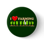 I Heart Farming buttons