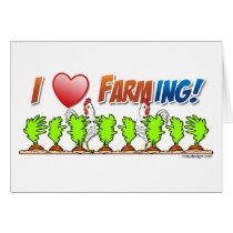 I Heart Farming cards