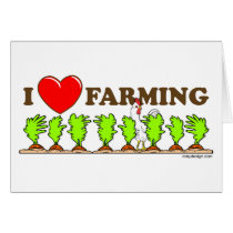 I Heart Farming cards by ironydesign I Heart Farming cards