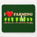 I Heart Farming mousepads