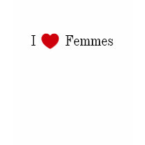 I heart Femmes basic t-shirts by BKgrrl I heart Femmes basic t-shirts