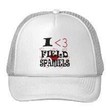 I Heart Field Spaniels Trucker Hat