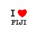 I HEART FIJI t-shirts by ilovemyshirt I HEART FIJI t-shirts