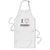 I [Heart] Fishing Apron