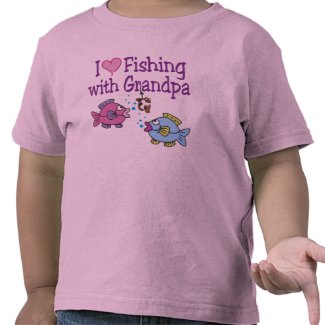 I Heart Fishing With Grandpa shirt