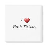 I Heart Flash Fiction Fridge Magnets