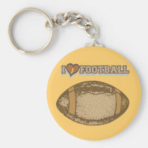 I Heart Football T-shirts and Gifts Key Chains
