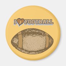 I Heart Football T-shirts and Gifts Refrigerator Magnets
