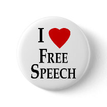 I Heart Free Speech buttons by irregulargoods I Heart Free Speech buttons