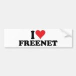 I Heart Freenet 1 Bumper Stickers