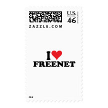I Heart Freenet 1 Postage Stamp