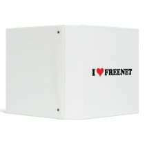 I Heart Freenet 2 Vinyl Binder