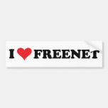 I Heart Freenet 2 Bumper Stickers