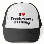 I Heart Freshwater Fishing hats