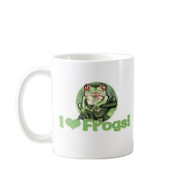 I Heart Frogs Mug by AFrogsLife I Heart Frogs Mug