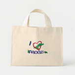I "heart" frogs tote bag