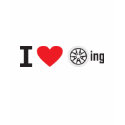i heart fuch wheeling t-shirts