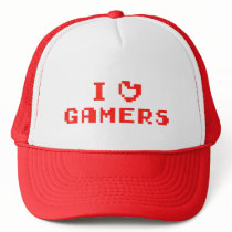 I Heart Gamers Mesh Hat