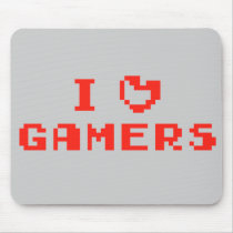 I Heart Gamers Mousepad