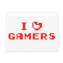 I Heart Gamers Postcards