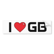 i heart gb bumper stickers by hockey_player34 i heart gb bumper stickers