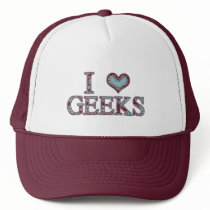 I Heart Geeks hats
