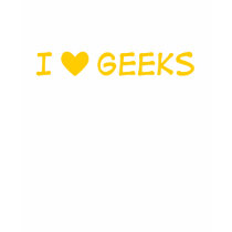 I heart geeks t shirt
