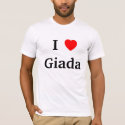 I heart Giada t-shirts by deftonesgurlie I heart Giada t-shirts