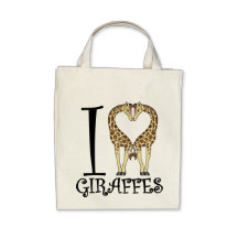 I Heart Giraffes Bag