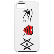 I Heart (Girt with a Serpent) Thelema iPhone 5 Case