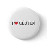 I Heart Gluten - Clear Background buttons