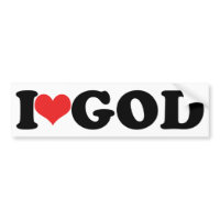 I Heart God zazzle_bumpersticker
