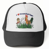 I Heart Grass-Fed Eggs hats
