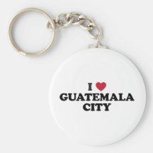 I Heart Guatemala City Guatamala Keychain