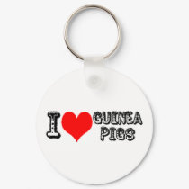 I (heart) Guinea Pigs keychains by abrodents I (heart) Guinea Pigs keychains