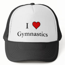 I Heart Gymnastics hats