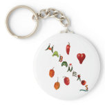 I Heart Habaneros Keychain