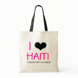 I HEART HAITI bags