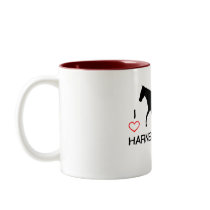 I Heart Harness Racing mugs