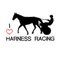 I Heart Harness Racing t-shirts