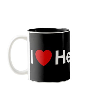 I heart Helvetica Coffee Mug by strk3