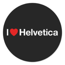 I heart Helvetica stickers by strk3 I heart Helvetica stickers