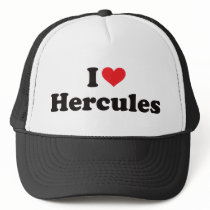 I Heart Hercules Trucker Hats