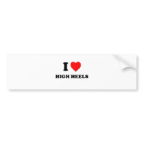 I Heart High Heels Bumper Stickers