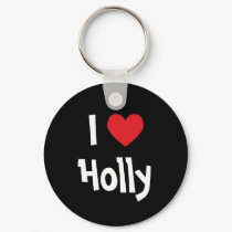 I Heart Holly keychains by annaleeblysse I Heart Holly keychains