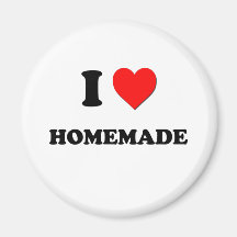 I Heart Homemade Fridge Magnets