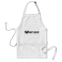 I Heart Honey Badger Apron
