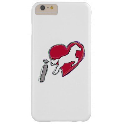 i HEART HORSES Barely There iPhone 6 Plus Case