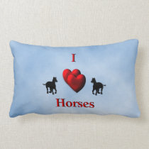 I Heart Horses New Design Pillows pillows