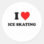 I Heart Ice Skating Sticker